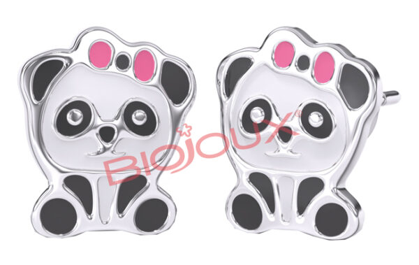 ORECCHINO STERILE BJT711 STS BABY PANDA