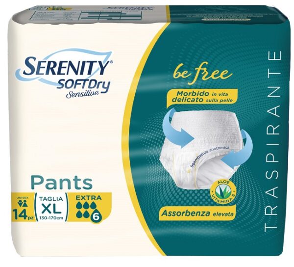 SERENITY PANTS SD SENSITIVE EXTRA XL 14 PEZZI