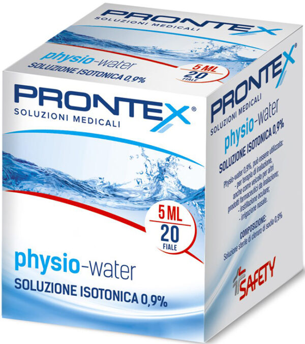 SOLUZIONE FISIOLOGICA PRONTEX PHYSIO ISOTONIC 20 FIALE DA 5 ML