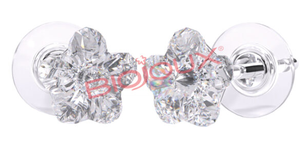 ORECCHINO POST FORATURA SWAROVSKI CRYSTAL FLOWER ARTICOLO BJT963