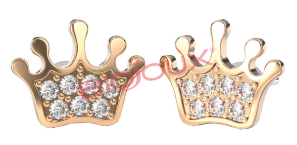 ORECCHINO STERILE BJT707 RGP BABY CROWN