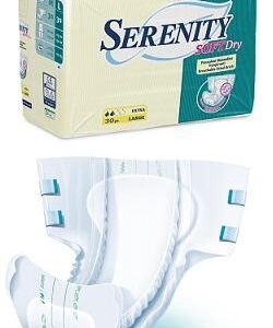 PANNOLONE PER INCONTINENZA SERENITY SOFTDRY FORMATO EXTRA TAGLIA MEDIUM 30 PEZZI