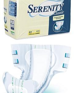 PANNOLONE PER INCONTINENZA A MUTANDINA SERENITY CLASSIC SUPER TAGLIA MEDIUM 30 PEZZI