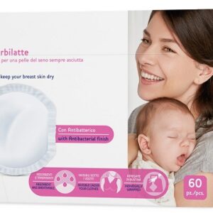 CHICCO COPPETTA ASSORBILATTE ANTIBATTERICA 60 PEZZI