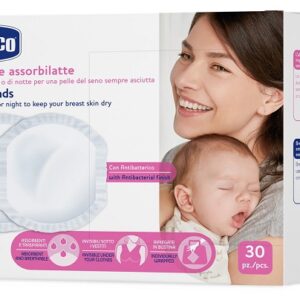 CHICCO COPPETTA ASSORBILATTE ANTIBATTERICA 30 PEZZI