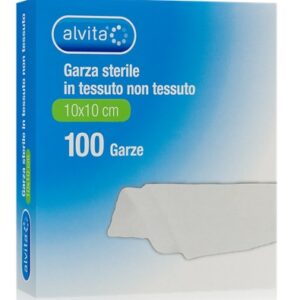 ALVITA GARZA STERILE IN TESSUTO NON TESSUTO 10X10CM 100 PEZZI