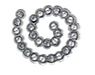 ORECCHINI STERILI SPIRAL WHITE CRYSTAL BJT927