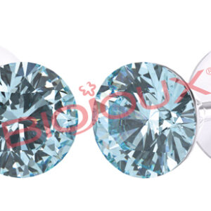 ORECCHINI STERILI BJT945 SWA CRYSTAL AQUAMARINE