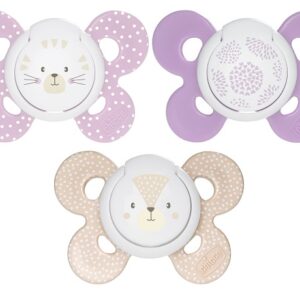 CHICCO SUCCHIETTO COMFORT GIRL IN SILICONE 6-16 MESI 2 PEZZI