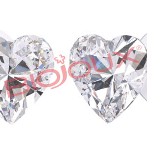 ORECCHINO POST FORATURA SWAROVSKI CRYSTAL HEART ARTICOLO BJT964