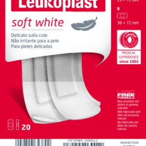 LEUKOPLAST SOFT WHITE 20 PEZZI ASSORTITI