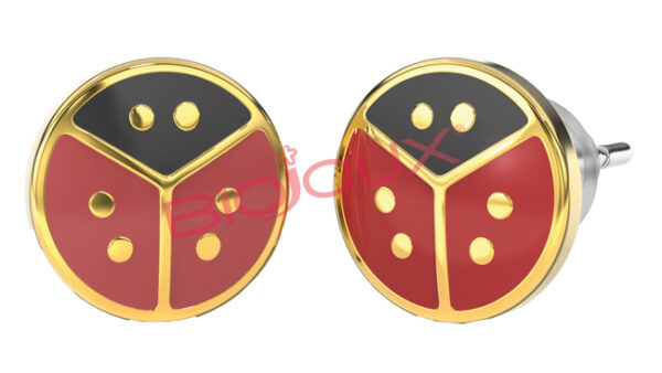 ORECCHINO STERILE BJT720 GP BABY LADYBUG