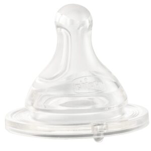 CHICCO TETTARELLA PERFECT 5 4M IN SILICONE 3 FORI 2 PEZZI