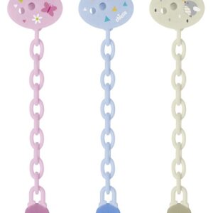 CHICCO CLIP CON CATENELLA MIXED COLORS NEW 2020
