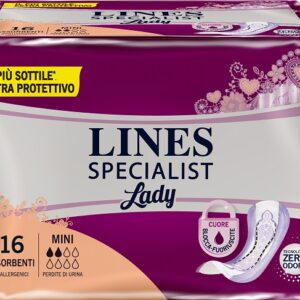 PANNOLONE SAGOMATO LINES SPECIALIST MINI 16 PEZZI