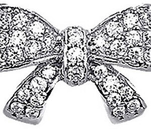 ORECCHINI BOW TIE CRYSTALS 12 MM