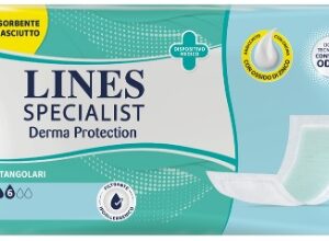 PANNOLONE PER INCONTINENZA LINES SPECIALIST DERMA RETTANGOLARE 30 PEZZI