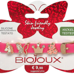 BJB012 BRACCIALE SILIC ROSA GOLD PLATED