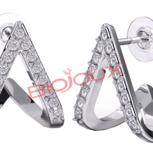 BJT261 ORECCHINO SUNSET HILL 14 MM SURGICAL STEEL
