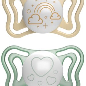 CHICCO SUCCHIETTO LIGHT LUMI SILICONE 2-6M 2 PEZZI