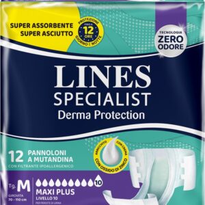 PANNOLONE MUTANDINA LINES SPECIALIST DERM AP M 12 PEZZI