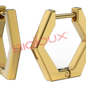BJT319 ORECCHINO SOLEDAD GOLDEN 17MM STEEL GOLD PLATED