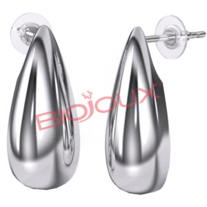 BJT324 ORECCHINO BELEN 20MM STEEL SILK