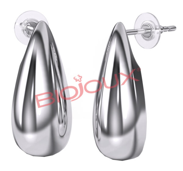 BJT324 ORECCHINO BELEN 20MM STEEL SILK
