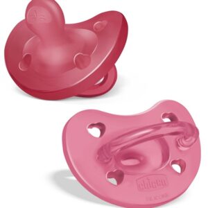 CHICCO GOMMOTTO SILICONE ROSA 16-36 MESI 2 PEZZI
