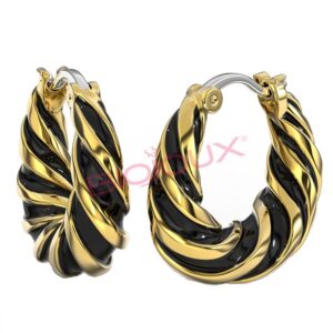 BJT365 ORECCHINO ALARA WHITE GOLD PLATED