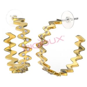 BJT369 ORECCHINO SARIEL GOLD PLATED