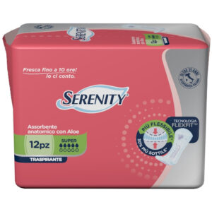PANNOLONE PER INCONTINENZA SERENITY LIGHT LADY SUPER 12 PEZZI