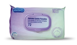 ALVITA BABY SALVIETTE CAMBIO PANNOLINO 72 PEZZI